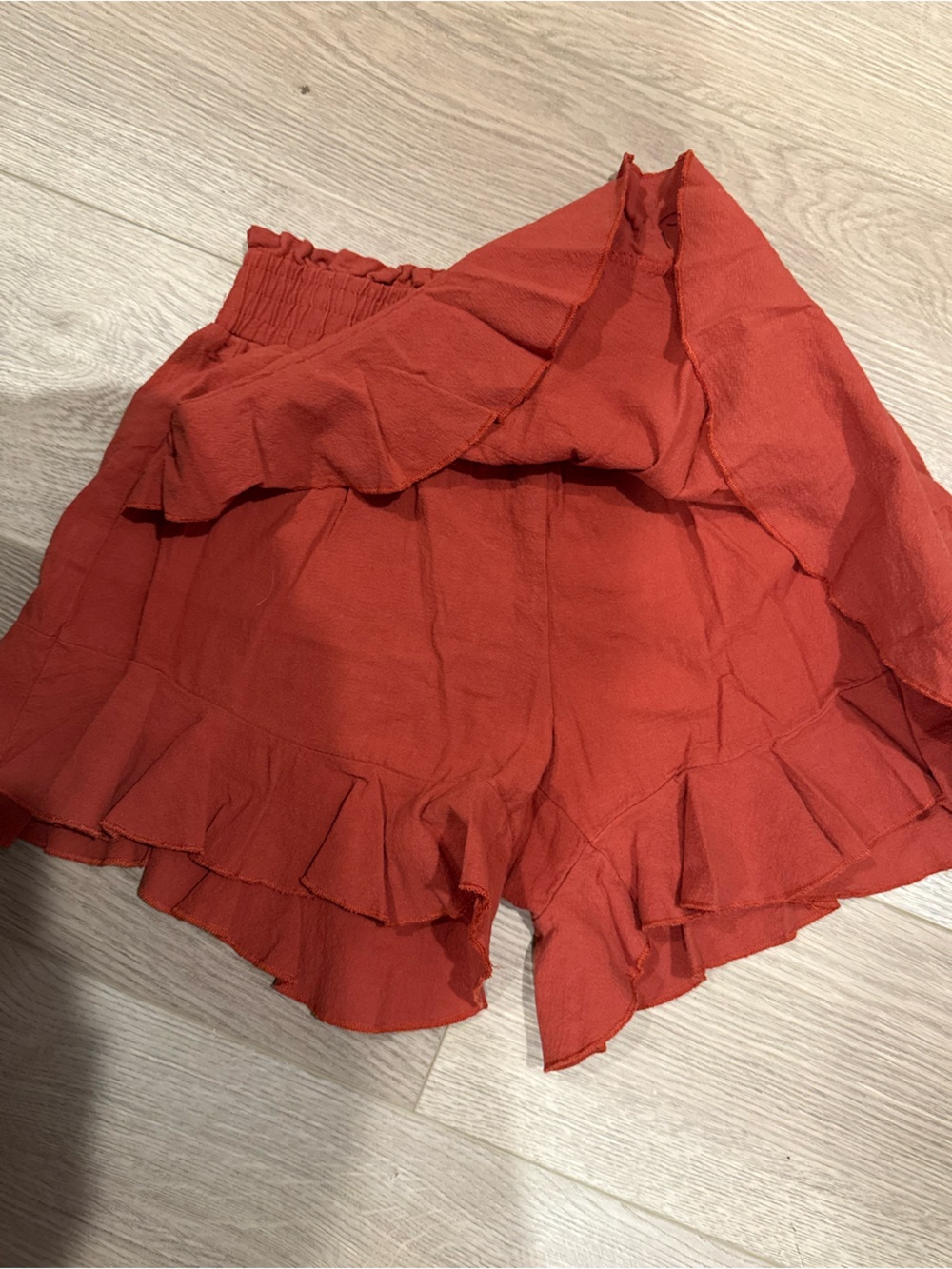 Rust Red boho skort - Picture 3 of 5
